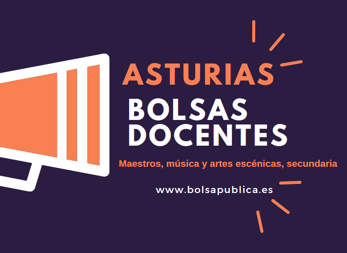 bolsa de maestros, secundaria. música en Asturias