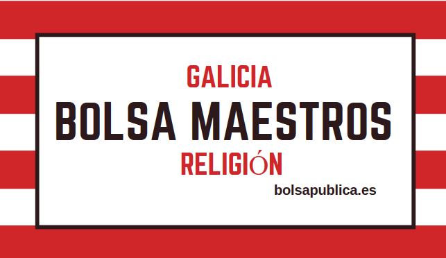 bolsa de maestros de religión en Galicia