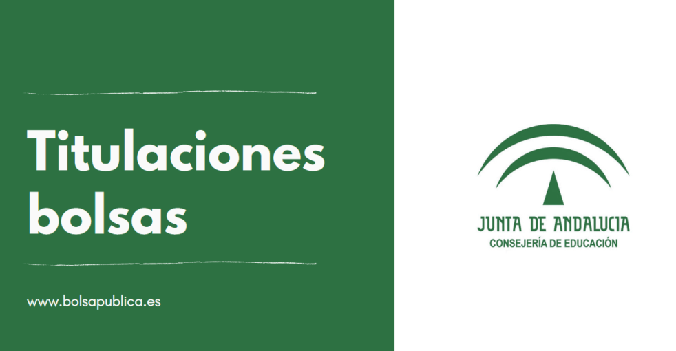 Titulaciones de las bolsas de interinos de la Junta de Andalucía