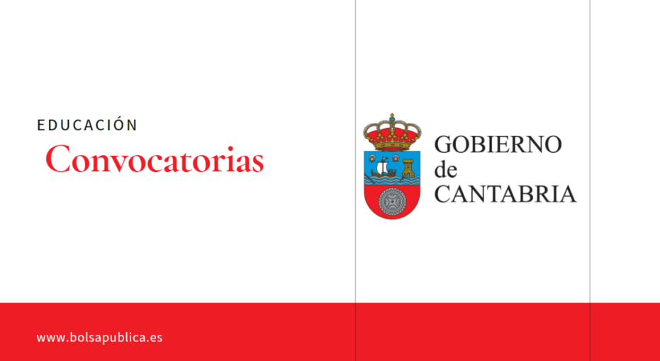 Convocatorias para bolsas docentes en Cantabria