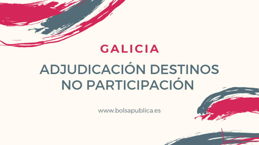 renuncia a destinos docentes de Galicia