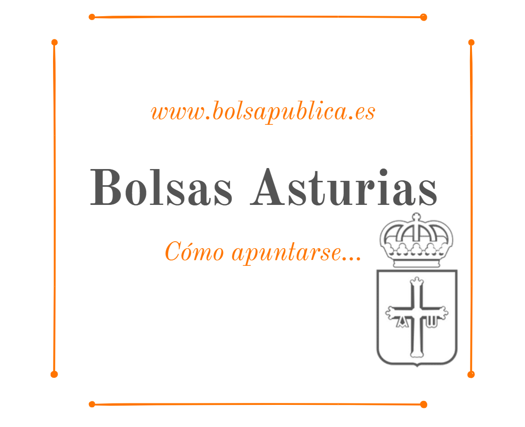 tutorial de cómo apuntarse a las bolsas de Asturias educación