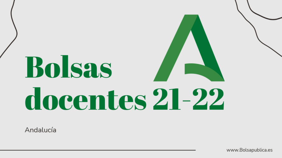 Bolsas docentes en Andalucía 2022