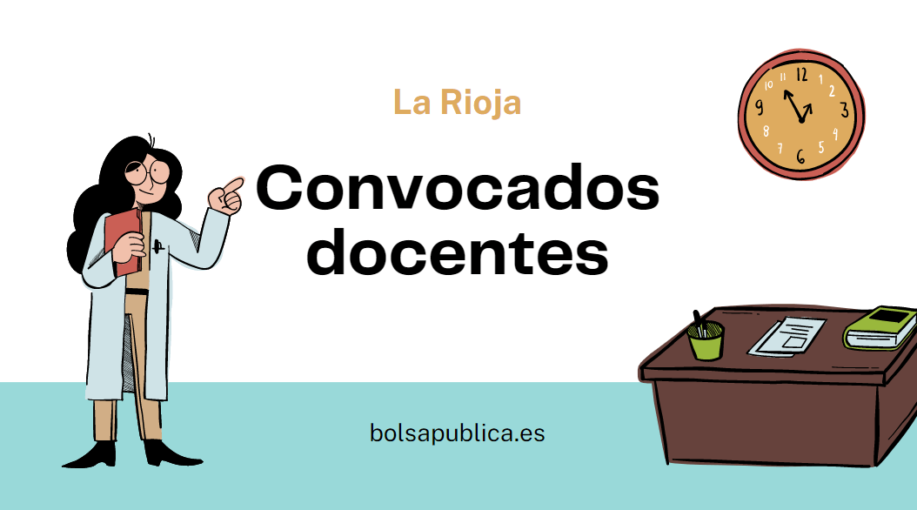 Convocados docentes en La Rioja