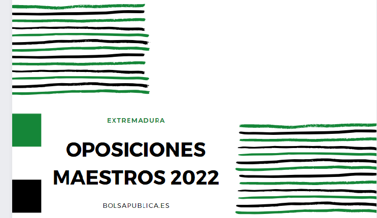oposiciones Extremadura para Maestros