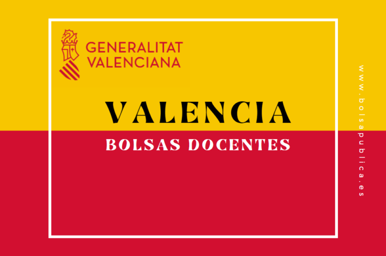Bolsas docentes en la Comunidad Valenciana