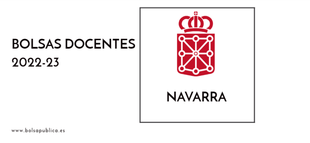 Bolsas de educación en Navarra 2022-23