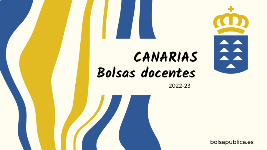 Bolsas docentes en Canarias curso 2022-23