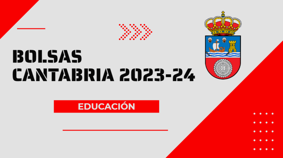 Bolsas de Educación en Cantabria 2023-24