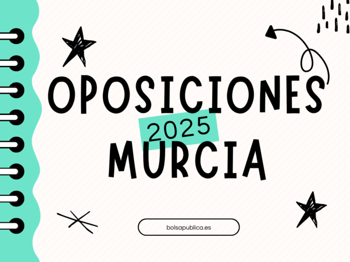 Oposiciones para docentes en Murcia 2025. Secundaria. profesores FP y ERE.