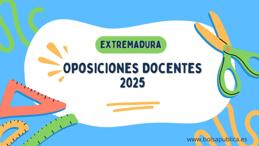 Oposiciones para profesores de Seuncdaria y FP en Extremadura 2025