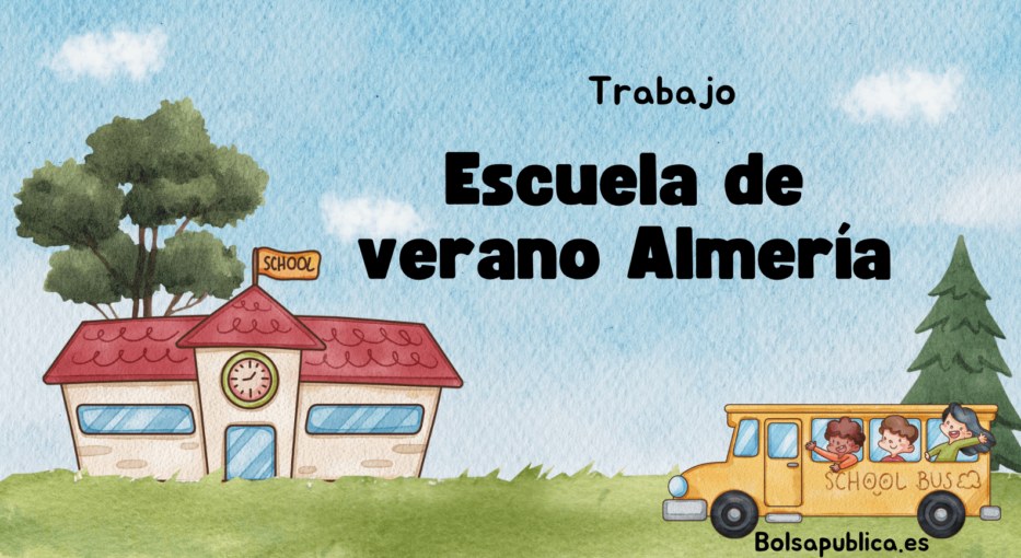Trabajo para monitores y maestros en escuela de verano en Almería