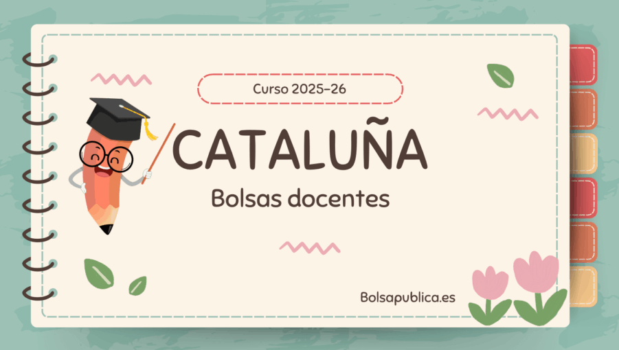 Bolsas para docentes en Cataluña curso 2025-26