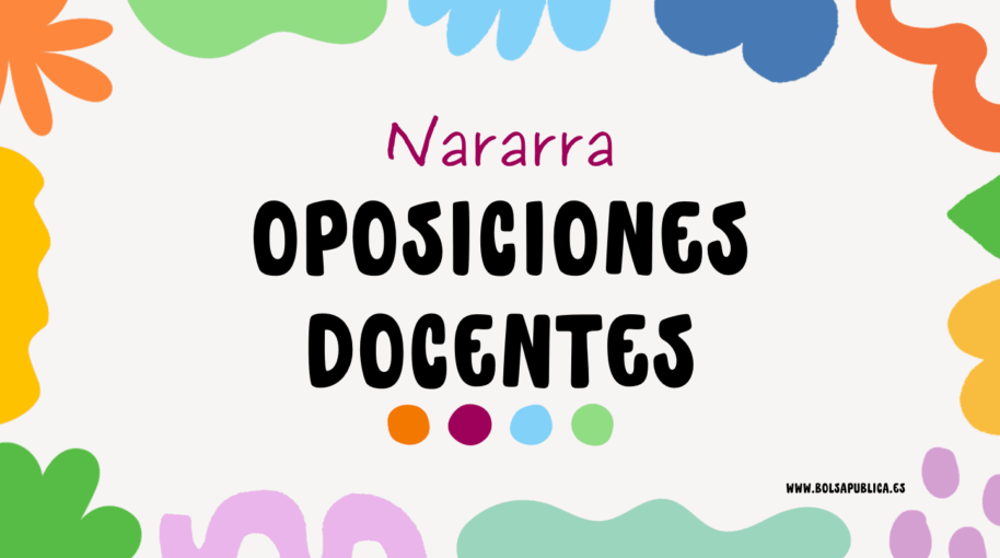 Oposiciones docentes en Navarra 2025 2026