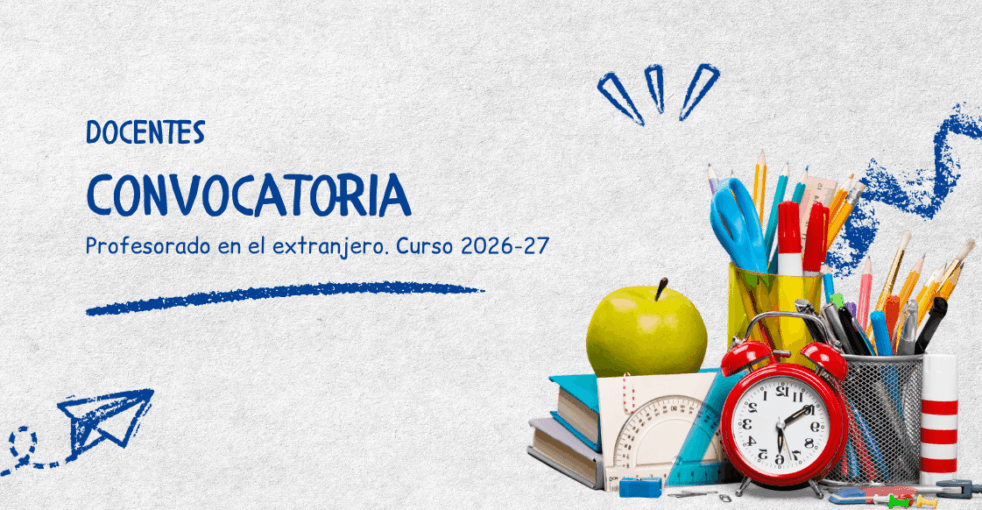 Convocatoria profesorado en el extranjero 2026-27