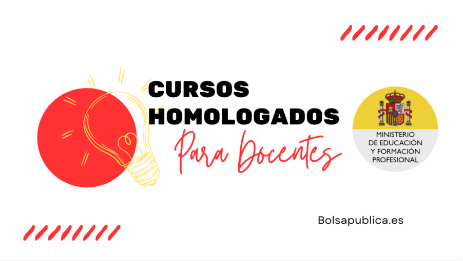 Cursos homologados docentes del Ministerio de Educación, para maestros y profesores