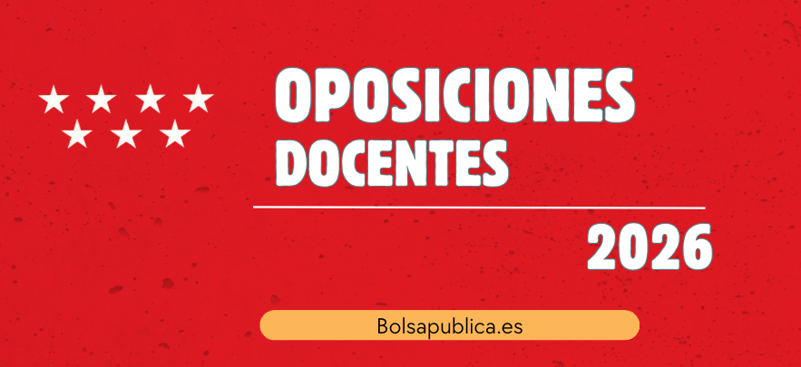 Oposiciones de Educación Comunidad de Madrid 2026