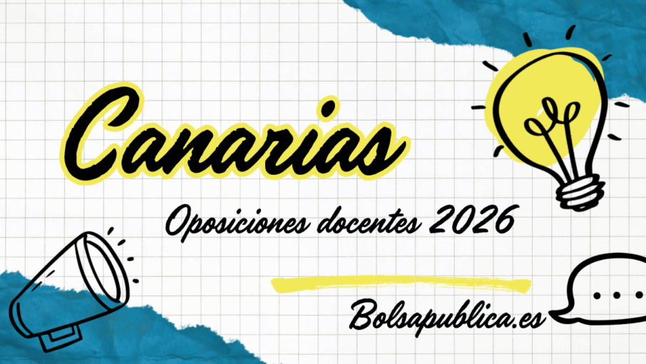 Oposiciones docentes en Canarias para maestros 2026