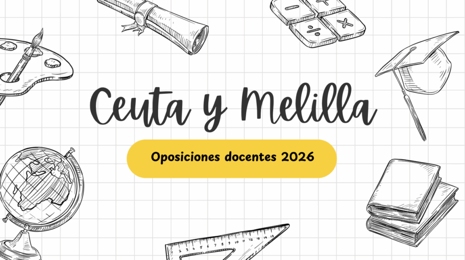 Convocatoria de Oposiciones docentes en Ceuta y Melilla 2026