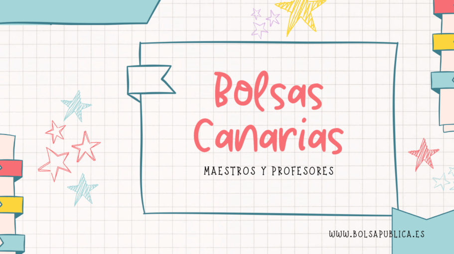 Convocatoria de bolsas docentes en Canarias para profesores e interinos